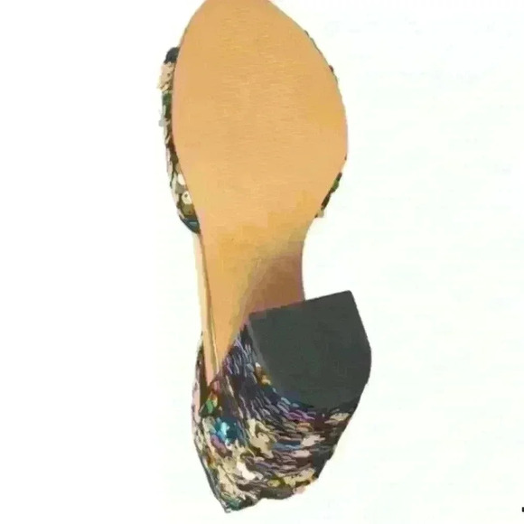 NWT ROXY BLOCKED HEEL BOOTS WITH FLIP SEQUINS BY LAUREN LORRAINE - Picture 3 of 5